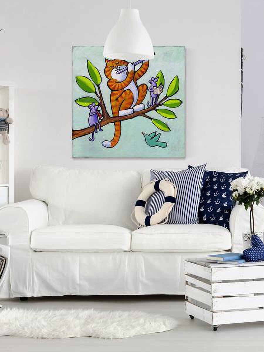 Marmont Hill Out on a Musical Limb Print on Wrapped Canvas