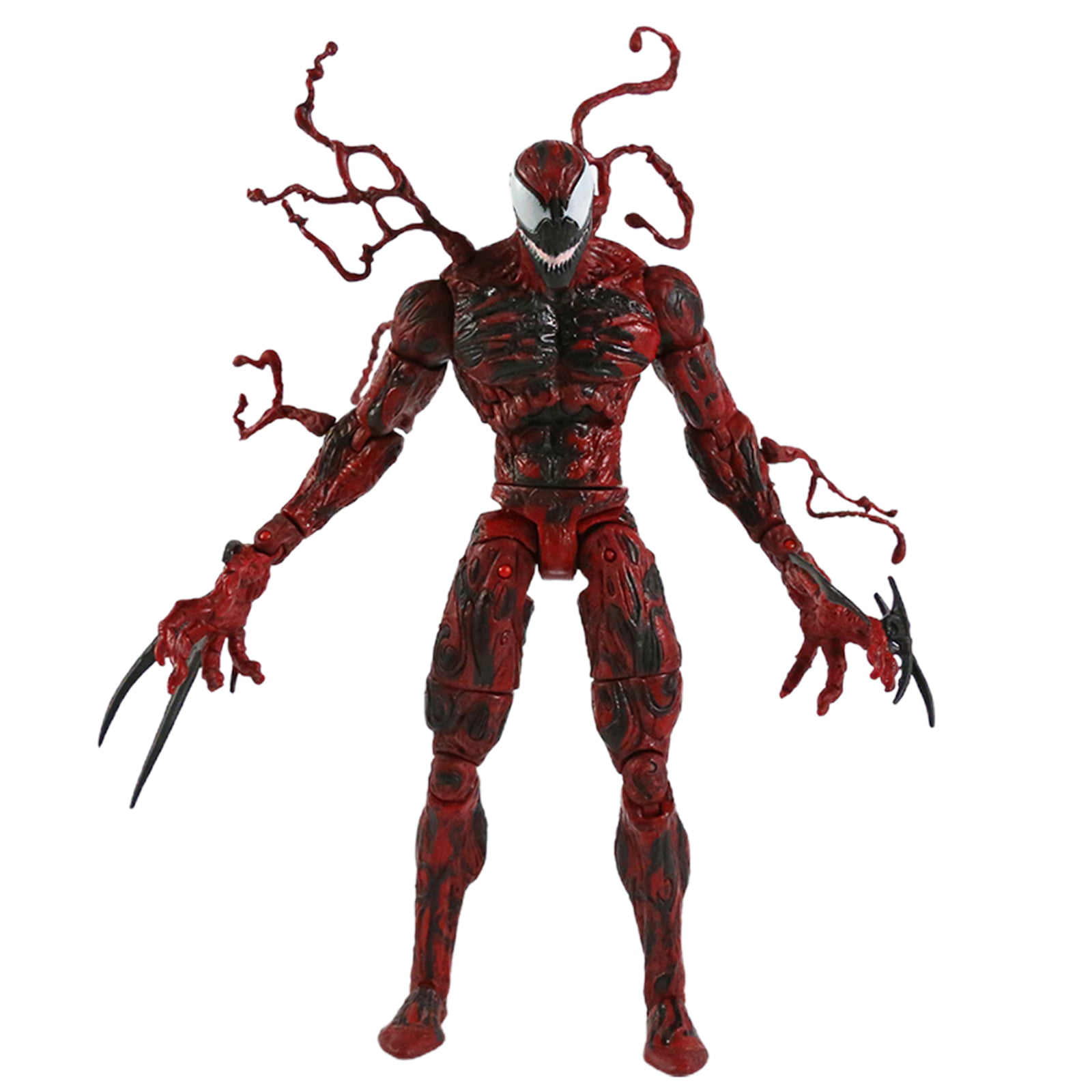 Revoltech Series PVC Action Figure Toys Kids Gifts Marvel Carnage Red Venom No 