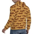 thumbnail image 6 of Lsque Dachshund Dog Puppy Pattern Casual Men's Hoodie,Hooded Sweatshirt with Kangaroo Pocket,Pullover Hoodie-Medium, 6 of 7