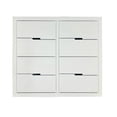 thumbnail image 2 of Cajonera Con 8 Cajones Mueble Organizador Cómoda Guardarropa Blanco Jade Reinicia 21 Muebles, 2 of 6