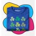 thumbnail image 3 of Shop4Ever Shamrock Green Clovers St. Patrick's Day Toddler's Cotton T-Shirt 3T Royal Blue, 3 of 6