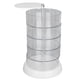 thumbnail image 5 of Organizador Giratorio De Accesorios Para El Cabello, Caja De Almacenamiento De Joyería Giratoria Con Tapa, Transparente, 5 Lazos A Prueba De Polvo Para Diademas, 5 of 7