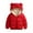 Red, variant on AherBiu Infant Baby Clothes Unisex Boys Girls Winter Coats Fleece Lined Zip up Ear Hooded Thermal Jackets