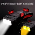 thumbnail image 2 of Usb Rechargeable Bike Headlight Waterproof Cycling Light Green, 2 of 5