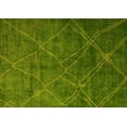 thumbnail image 1 of Ahgly Company Machine Washable Indoor Rectangle Abstract Yellow Modern Area Rugs, 2' x 3', 1 of 4