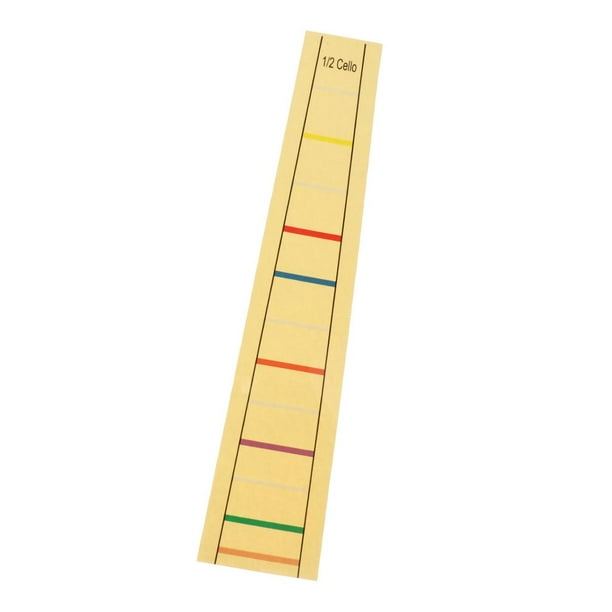 Adhesivo de Etiqueta para violonchelo perfecl 1/2 tamaño 30,5 x 6,1 cm