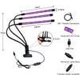 thumbnail image 3 of Lámpara para plantas, 60 LED de espectro completo, lámpara para cultivo de plantas, luz para plantas con 3 temporizadores y función de encendido automático, 3 of 7
