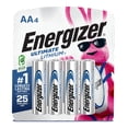 thumbnail image 1 of Energizer Ultimate Lithium AA Batteries, 4 Pack, 1 of 8