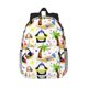thumbnail image 1 of Disketp Penguins On The Beach Mochila Escolar de 15 Pulgadas, Mochila Ligera para Estudiantes, Viajes y Trabajo, Cómoda y Resistente para el Uso Diario, 1 of 6