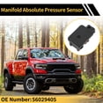 thumbnail image 3 of Sensores de Presión Absoluta del Colector 1 Pcs Únicos para Dodge Ram 1500 2500 3500 1997-2001 para Jeep Cherokee 1997-2001 Número MAP No.56029405 Plástico Negro, 3 of 6