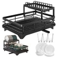 thumbnail image 4 of Soporte para Almacenamiento Cubiertos Escurridor Platos Acero Al Carbono Encimera, 4 of 9