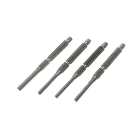 TINYSOME 4pcs/set Stainless Steel Multi Size Hollow End Roll Pin Tool Starter Punch Kits