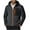 #189-Gray, variant on Men's Windbreaker Waterproof Fleece-Lined Jacket with Pockets, Long Sleeve Hooded Outdoor Coat for Hiking, Camping, Casual Wear