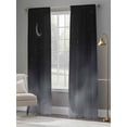 thumbnail image 5 of Night Stars Moon Sheer Curtains 96 Inches Long 2 Panels Set, Window Sheer Curtains for Living Room/Bedroom, Modern Abstract Art Cloud Fog Light Filtering Rod Pocket Curtain 52''x96''x2, 5 of 8