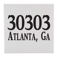 thumbnail image 1 of creative gifts International canvas 12X12 Zip code (Location), 1 of 2