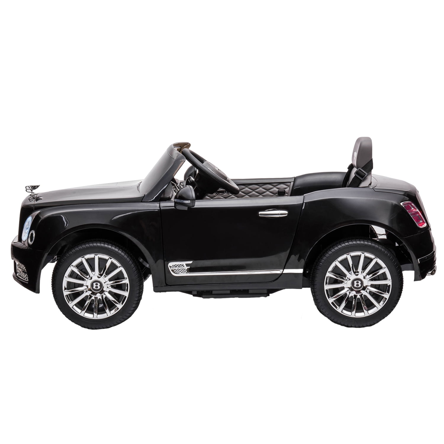 CIPACHO 12 V Electric Kid Ride On Car, Bentley Mulsanne Licensed Cars for Kids, Powered 4 Wheels Motorized Vehicles Children Toys, 2 Speeds, Black CIPACHO 12 V Electric Kid Ride On Car, Bentley Mulsanne Licensed Cars for Kids, Powered 4 Wheels Motorized Vehicles Children Toys, 2 Speeds, Black