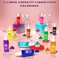 thumbnail image 2 of Set de Colorantes Alimentarios ERCorArt 10 Colores x 70 ml Pintura Comestible, 2 of 6