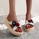 thumbnail image 1 of Zapatillas con punta abierta para mujer, sandalias cómodas, informales, cómodas, para la playa Wmkox8yii ytu5430, 1 of 7