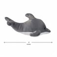 thumbnail image 4 of Mary Meyer Smootheez Dolphin Plush - 8-Inch Ultra-Soft Squishy Stuffed Animal, Grey  White Sensory Toy, 4 of 6