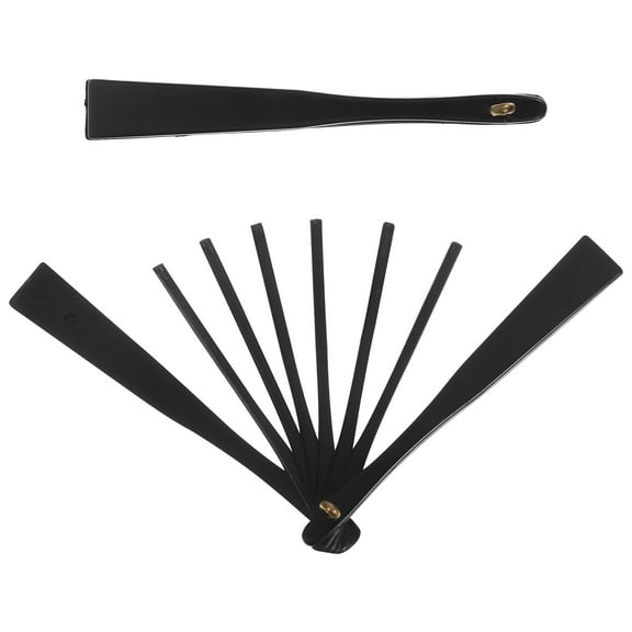2pcs Mini Handheld Fan Frame for Kids DIY Japanese Style Folding Fan Parts Portable Plastic Hand Fan for Party Home Decoration