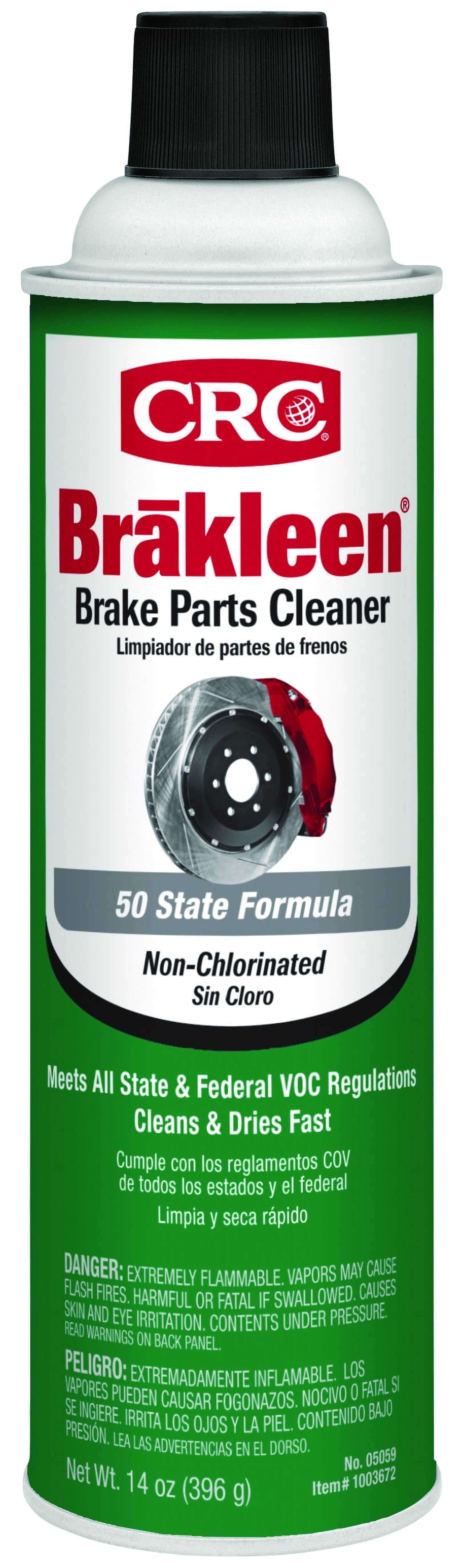 (24 pack) CRC Brakleen Non-Chlorinated Brake Cleaner, 14 oz – Automotive Brake Parts Cleaner for Cars, Trucks, and SUVs