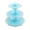 Blue, variant on Beforeyayn White Three-Tier Cupcake Stand - Disposable Scalloped Edge Cupcake Holder, Round Tiered Party Display for Weddings, Birthdays and Baby Showers