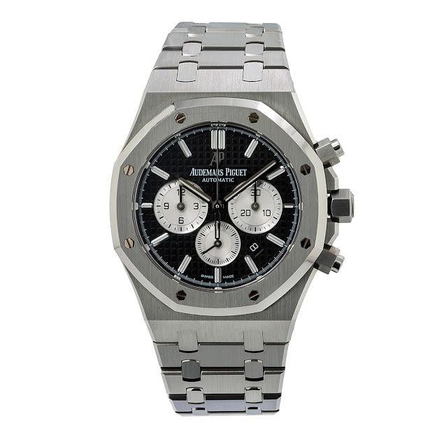 Pre-Owned Audemars Piguet Royal Oak Chronograph 26331ST 41MM Black Dial With Stainless Steel Bracelet