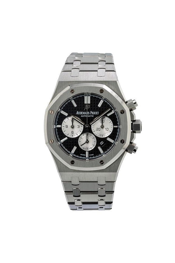 Pre-Owned Audemars Piguet Royal Oak Chronograph 26331ST 41MM Black Dial With Stainless Steel Bracelet