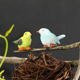 thumbnail image 2 of Mini pájaros de resina de colores creativos para jardinería, pequeños animales, plantas carnosas, adornos de regalo para el hogar, 2 of 5
