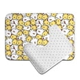 thumbnail image 6 of Honeii Cartoon Chicken Pattern Bathroom Anti-Skid Pad Bathroom Mat Vintage Seamless Pattern Not-Slip Toilet Rug Set, 6 of 6