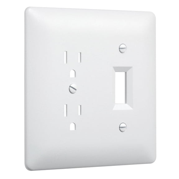 Taymac MW2400W Masque 2 Gang Combination Plate - White