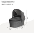 thumbnail image 4 of Bambineto UPPAbaby Moisés Gris, 4 of 7
