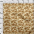 thumbnail image 3 of oneOone Polyester Spandex Gamboge Yellow Fabric Ocean Dress Material Fabric Print Fabric By The Yard 56 Inch Wide, 3 of 4
