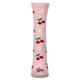 thumbnail image 2 of MeMoi Women's Daisy Cherry Rayon From Bamboo Crew Socks - Womens - Female, 9-11, Pink, 2 of 3
