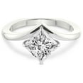 thumbnail image 4 of IGI Certified 5 Carat Princess Shape Lab Grown Diamond Engagement Ring | 14K White Gold | Janes Chevron Lab Diamond Ring | FG-VS1-VS2 Quality Friendly Diamonds, 4 of 6