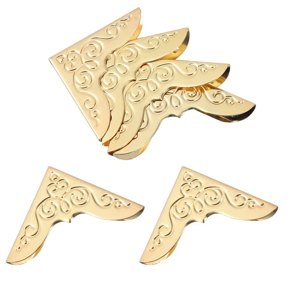 20 Pcs Metal Book Corner Protectors, Iron Book Corner Guards, Book Folder Corners for Scrapbooking and Bookbinding