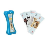 Dog Gone Cards - Bone Shaped Playing Cards With Dog Images