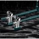 thumbnail image 2 of Hangers Clothes Hangers 5pcs Adjustable Clip Pants Hangers Black Skirt Hangers for Jeans Shorts and Suits, 2 of 5