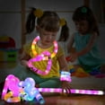thumbnail image 4 of Glow Sticks Light Up Fidget Pop Tubes Glow in The Dark Party Supplies Toddler Sensory Toys, Glow Stick Party Pack Halloween Party Favors Goodie Bag Stuffers Christmas Return Gifts for Kids 1.14inch, 4 of 6