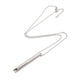 thumbnail image 5 of Collar de respiración, Alivio Colgante de 6 cm de Alivio de Acero inoxidable Músculos Relajante cadena de collar de Meditacia para Oficina, 5 of 7