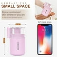thumbnail image 3 of Multifunctional Humidifier in Multi Color Change, Desktop Decoration with Night Light, Gentle Mist Technology, Portable Built-In Battery and USB Charging Humidifier for Sleep Work Study (Pink), 3 of 6