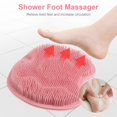 thumbnail image 5 of Foot Scrubber for Shower, Foot Cleaning Massage Mat with Non-Slip Suction Cups, Shower and Bath Foot Scrubber Mat (Pink), 5 of 5