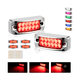 thumbnail image 2 of 6 Plafones de 12 Led Lateral Rectangular Fija Estrobo 12-24v  Malubero Rosa, 2 of 2