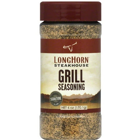 Longhorn Steakhouse Signature Grill Seasoning, 6 oz, (Pack of