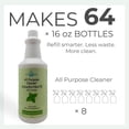 thumbnail image 2 of EarthSential Peppermint Plant-Based All Purpose Cleaner Concentrate 32 oz Makes 64 16 oz Bottles, 2 of 6