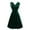 Green, variant on TAGOLD Womens Evening Dress,Summer Dress for Womens,Women's V-neck Sleeveless Style Retro Gold Velvet Solid Color Dress Formal Dress