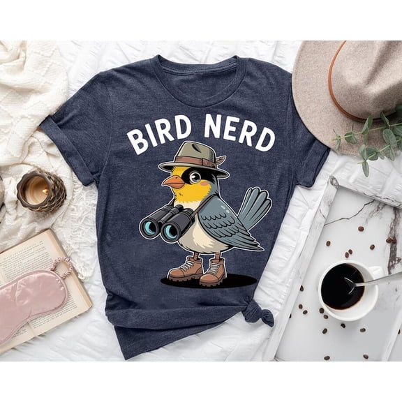 Bird Nerd Shirt: Birdwatching Graphic Tee for Ornithologists TSHIRT All Size S-5XL