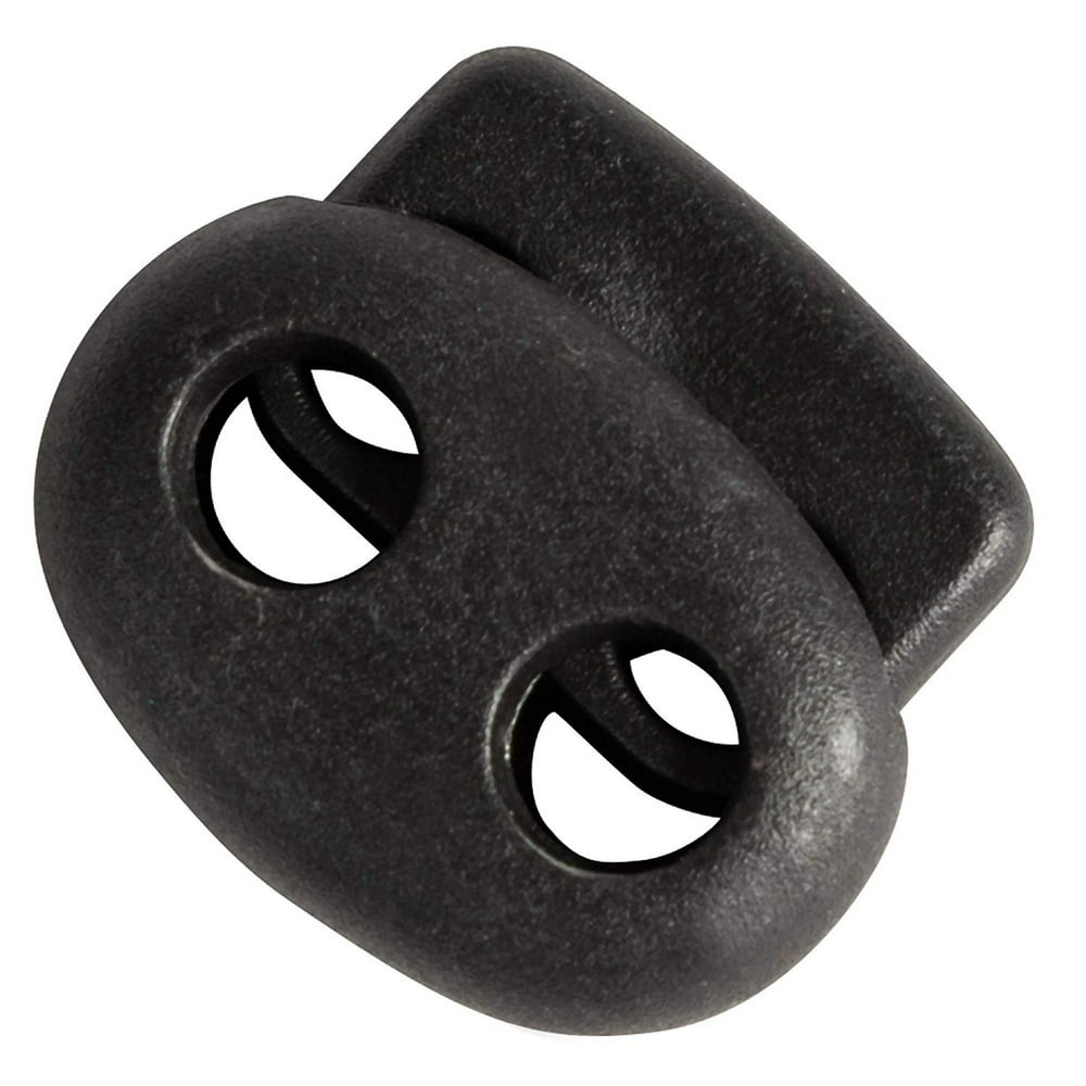 Cord Locks 200Pack Lace Locks, Double Hole Toggles, Cylinder Cord