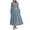01 Light Blue, variant on Formal Dresses for Women Long Sleeve Maxi Dress with Pockets Spring Fall 2026 V-Neck Flowy Casual Wedding Guest Dress Elastic Waist
