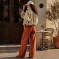 thumbnail image 5 of Women Oversized Bomber Jacket Funnel Neck Zip Up Batwing Sleeve Fall Outerwear Coats Casual Outfits with Pockets L, 5 of 6